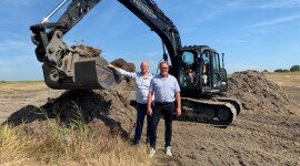 Het is zover ... de aanleg van is van start gegaan!