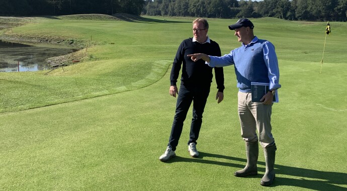 Inland linksbaan, ontworpen door Bruno Steensels