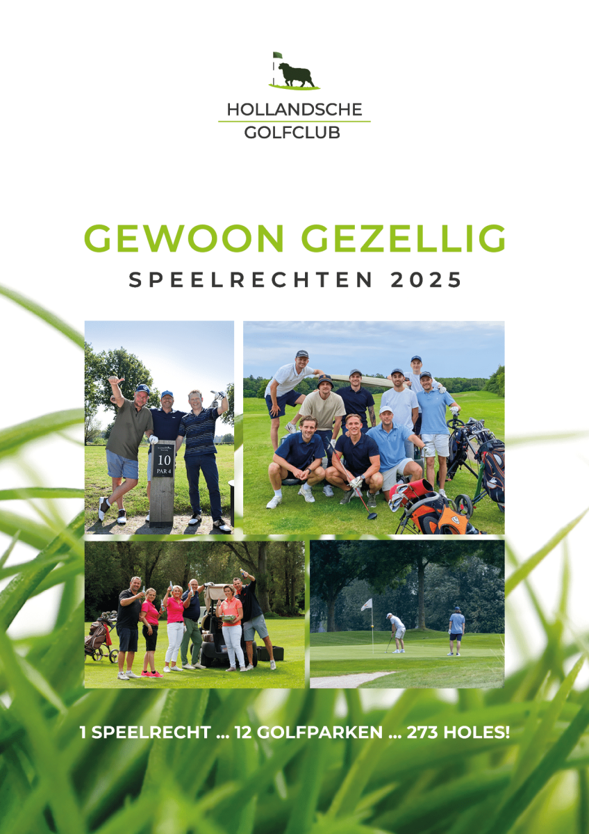 Speelrechten 2025 | Hollandsche Golfclub